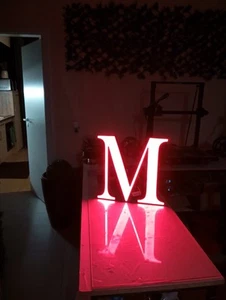 3D LED Buchstaben Ihrer Design . Leuchtbuchstaben. LG-LED 40cm NEU - Bild 1 von 4