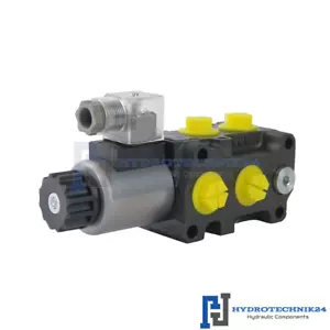 Válvula hidráulica válvula de conmutación de 6/2 vías 50 L/min 12 V incl. conector - Imagen 1 de 4