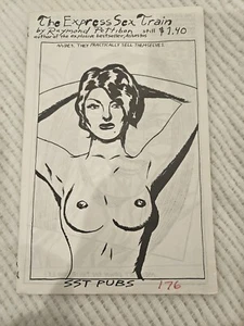 RAYMOND PETTIBON Raro treno sessuale vintage originale punk zine express - Foto 1 di 2