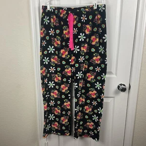 PowerPuff Girls Women’s Black Pajama Pants Sleep Fuzzy Lounge Wear Sz 3X - Picture 1 of 12