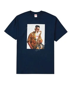 Supreme Pharoah Sanders Tee Navy Size Large New Sealed - Picture 1 of 7