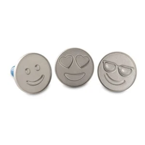 Nordic Ware 3er Set Emoji Keksstempel, Aluminium - Bild 1 von 4