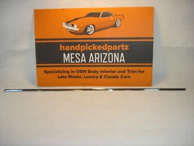 1989-1993 CADILLAC DEVILLE FWD RH FRONT DOOR UPPER CHROME TRIM - Image 1 of 4