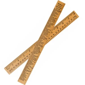 KINDER ARMEE WW2 30cm HOLZLINEAL mit WW2 GESCHICHTSZEITLEISTE 1939-1945 MILITÄR - Bild 1 von 1