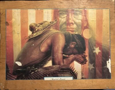 Warriors Prayer Unique Homemade Style Box With Hinge - Image 1 of 4