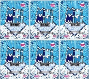 931282 6 X 16.5G PACKETS GERRIT MINI MINI CHICLES MINT CHEWING GUM SUGAR FREE - Picture 1 of 1
