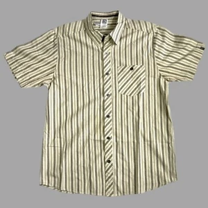 The North Face A5 Series Mens Button Down Short Sleeve Shirt Tan Beige Size L  - Picture 1 of 13