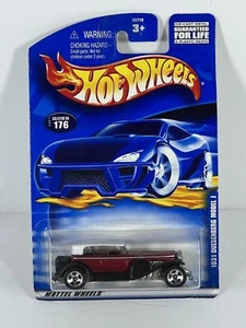 2001 Hot Wheels Collector #176 1931 DUESENBERG MODEL J Red/Black w/Chrome - Picture 1 of 3