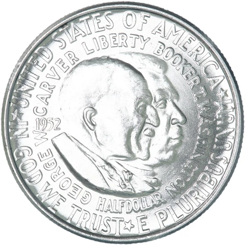 1952 (P) Washington-Carver Classic Commem Half Dollar BU See Pics T894 Cover