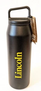 MiiR Drink Bottle Thermos Lincoln 32oz Stainless Black Wide Mouth Hot Cold - Picture 1 of 9