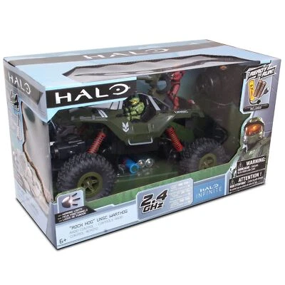 	Halo Infinite RC UNSC Warthog Rock Hog Rock Climber Remote Control Vehicle New	 - Image 1 of 4