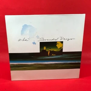 A-HA Scoundrel Days 1986 UK vinyl LP + INNER Cry Wolf I've Been Losing You - Picture 1 of 6