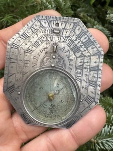 Dial Solar Run Per Nicolas Bion (1656-1733) & Silver & Scientific - Picture 1 of 16