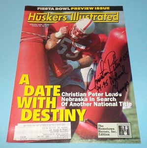 Christian Peter Signed Autographed Husker Illustrated Magazine Nebraska Bowl - Picture 1 of 2