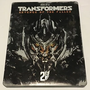 Transformers: Revenge of the Fallen Blu-Ray Steelbook w/ Debossed Title No Dents - Picture 1 of 3