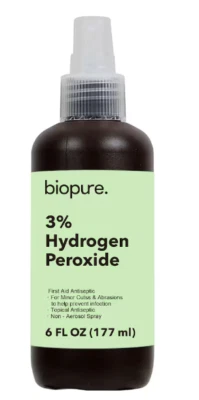 Menge 1 Biopure 3% Wasserstoffperoxid, 6-oz. Sprühflasche *SPEZIAL* - Bild 1 von 3