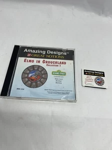 Amazing Designs BMC-SS4 ELMO Collection Memory Embroidery Card GREAT NOTIONS - Picture 1 of 3
