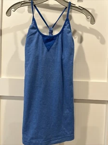 Hard Tail Forever Tank Top Blue Small Preowned EUC - Picture 1 of 6