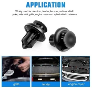 909140065 50 Nylon Push Type Retainers Clips For Subaru BRZ Forester Impreza WRX - Imagen 1 de 11