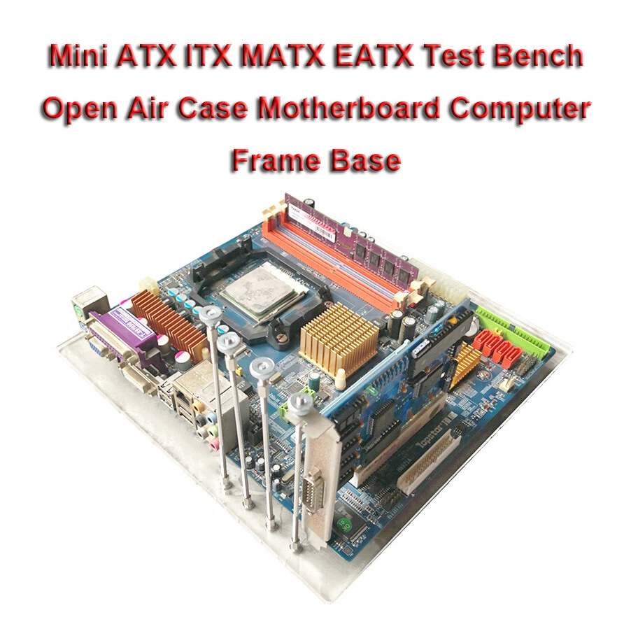 Mini ATX ITX MATX EATX Test Bench Open Air Case Motherboard Computer Frame Base - Image 1 of 4