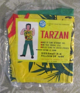 1975 TARZAN - VNTG. BEN COOPER COSTUME (SMALL) NEVER USED, MADE IN TAIWAN - Picture 1 of 2