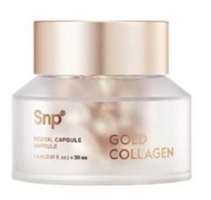 SNP Gold collagen revital capsule ampoule 30ea 1 set anti aging wrinkle - Picture 1 of 1