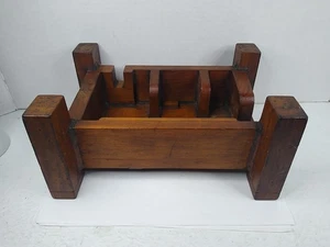 Vintage Holz Holz Gießerei Industrie Form R.J. Reynolds Steampunk Kunst - Bild 1 von 7
