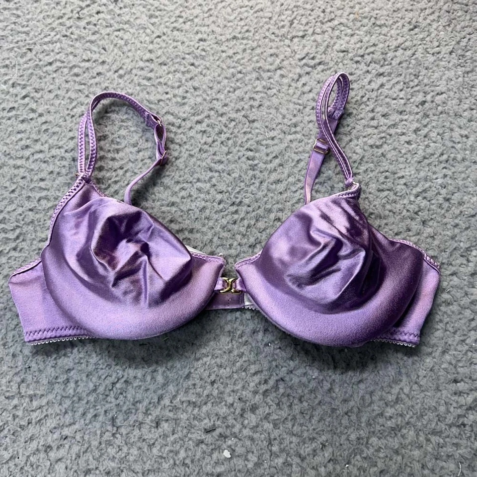 Wonderbra Bra 34B Balconette Bra 7442 púrpura Foto 1 de 4