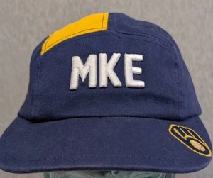Seltene New Era MKE Milwaukee Brewers Panel Mütze Clipverschluss mehrere Farben - Bild 1 von 8