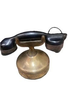 Seltenes American Electric C 1902 Pat Pending Monophone 24K Gold Plate? High Cradle - Bild 1 von 24