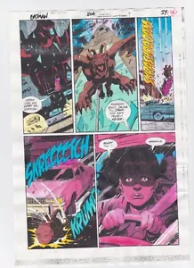 BATMAN #504 PÁGINA 17 ORIGINAL PRODUCCIÓN CÓMICA GUÍA DE COLOR CÓDIGO GRATIS CATWOMAN - Imagen 1 de 1