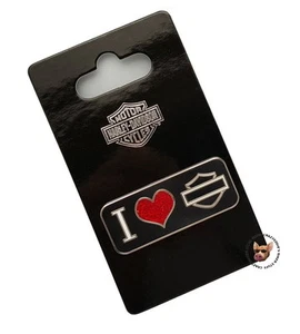 Chaleco chaqueta alfiler descontinuado I love my Harley Davidson - Imagen 1 de 4