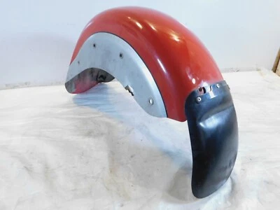 2002 & 2003 Indian Gilroy Spirit "Red & Cream" Rear Wheel Cover Fender - Dented - Image 1 of 4