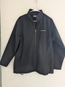 Columbia womens 1X Herald Square softshell jacked black full zip 46 x 28 XL - Picture 1 of 8
