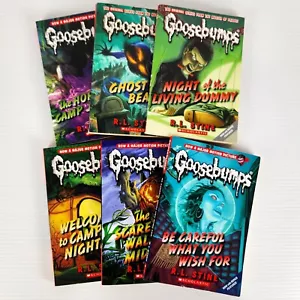 Goosebumps Modern Artwork Mixed Titles 6x PB Book Bundle Lot R.L Stine Horror - Picture 1 of 15