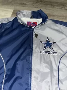 Dallas Cowboys Pro Player WindBreaker Jacket Vintage Men’s Large 1990s NFL - Picture 1 of 3