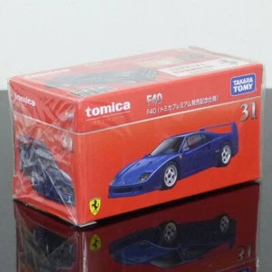 UK Lager - Tomica Premium 31 Ferrari F40 First Edition metallic blau VERSIEGELT - Bild 1 von 1