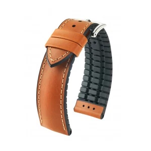 Hirsch James L brown calf leather elegant watch strap 22 mm 0925002070-2-22 - Picture 1 of 3