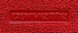 US MADE 1963-67 Corvette Floor Mats Mat 80/20 Loop Carpeted + Dielectric Logo C2 - Picture 1 of 15