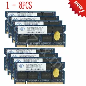 16GB 8GB 4GB 2GB DDR2 667MHz PC2-5300S SODIMM Laptop Memory SDRAM NANYA LOT BT - Picture 1 of 14