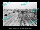 Old 8X6 Historic Photo Of Stawell Victoria View Of The Railway Station C1922