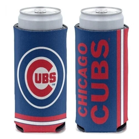 CHICAGO CUBS 12 0Z SELTZER SLIM CAN COOLER COOZIE KOOZIE HOLDER MLB Cover