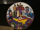 Plaque de collection sous-marine jaune Beatles All Together Now 8 1/4" rare 