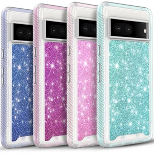 For Google Pixel 7 Pro Pixel 6 Pro Case Phone Cover Shockproof +Tempered Glass - Picture 1 of 30