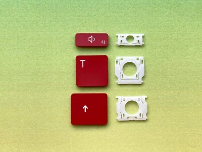 Ersatz-Taste / Key Microsoft Surface Go Tastatur Model 1840 Alcantara Mohnrot - Bild 1 von 4