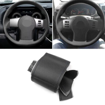 1xLeather Steering Wheel Cover For Nissan Pathfinder III Xterra Navara 2005-2015 - Image 1 of 4