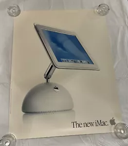 2002 Apple Poster The New iMac 22x28” L17390A REPAIRED READ - Picture 1 of 24