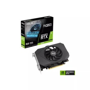 Asus Phoenix RTX3050 V2 PCIe4, 8GB DDR6, DVI-D, HDMI, DP, 1807MHz Clock, Compact - Picture 1 of 7