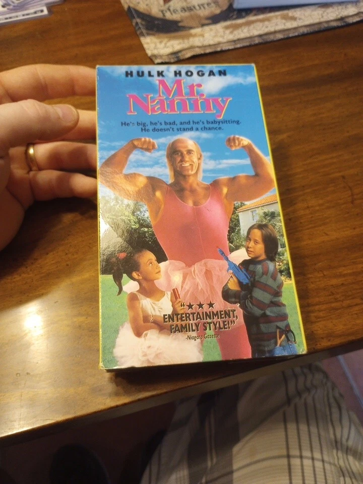 Mr. Nanny (VHS, 1993) Hulk Hogan, Sherman Hemsley 90s Comedy Wrestler  - Image 1 of 1