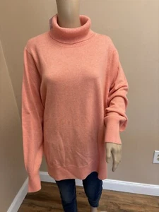 LANDS END 100% cashmere turtleneck sweater - NWOT - Picture 1 of 4